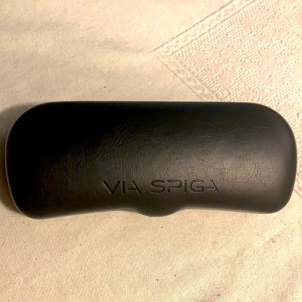 Via Spiga eye or sunglasses case Unisex/ Black